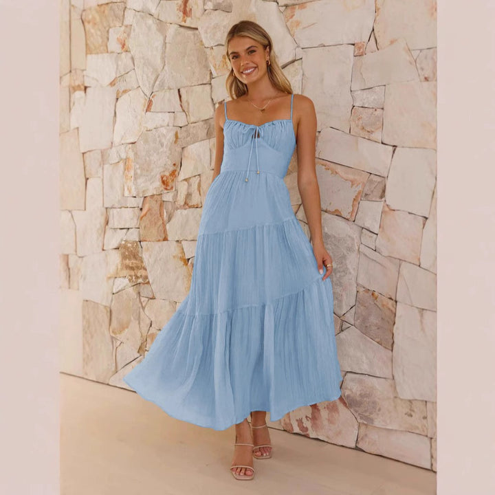 Lune London Women's Adjustable Strap Maxi Dress