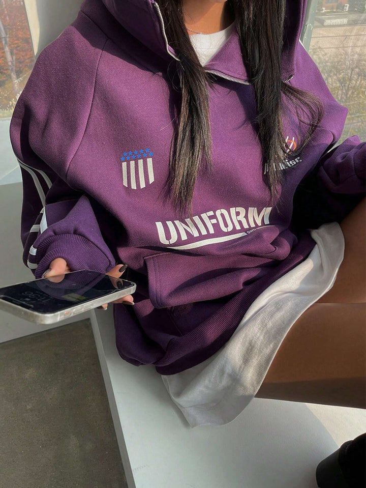 Oversized hoodie for women with eye-catching graphics Lune London