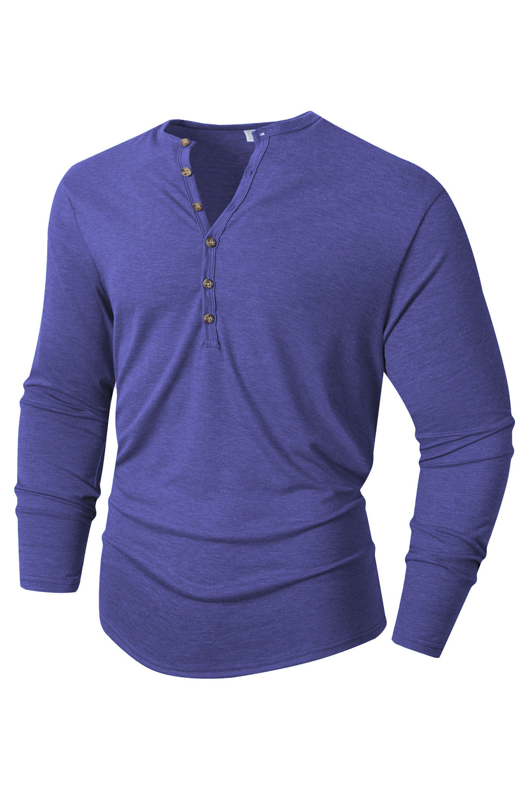 Men's long sleeve shirt with button placket Lune London