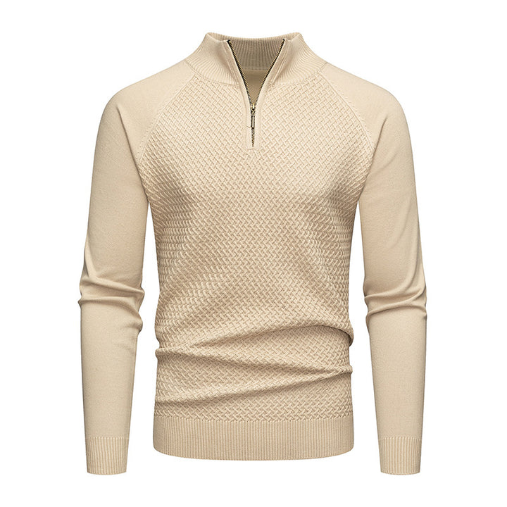Men's knitted sweater with zipper Lune London