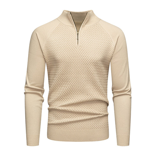 Men's knitted sweater with zipper Lune London