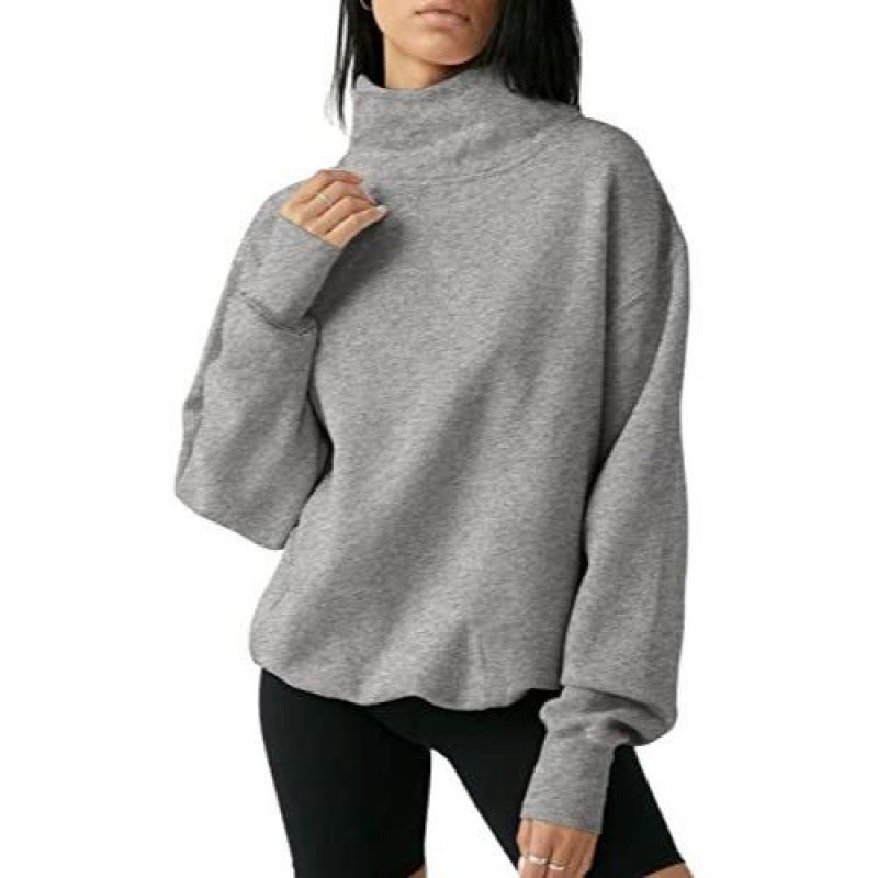 Dames Pull à col roulé oversize Chic & Stil