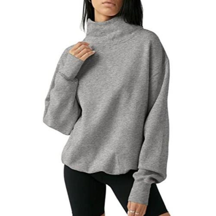 Dames Pull à col roulé oversize Chic & Stil