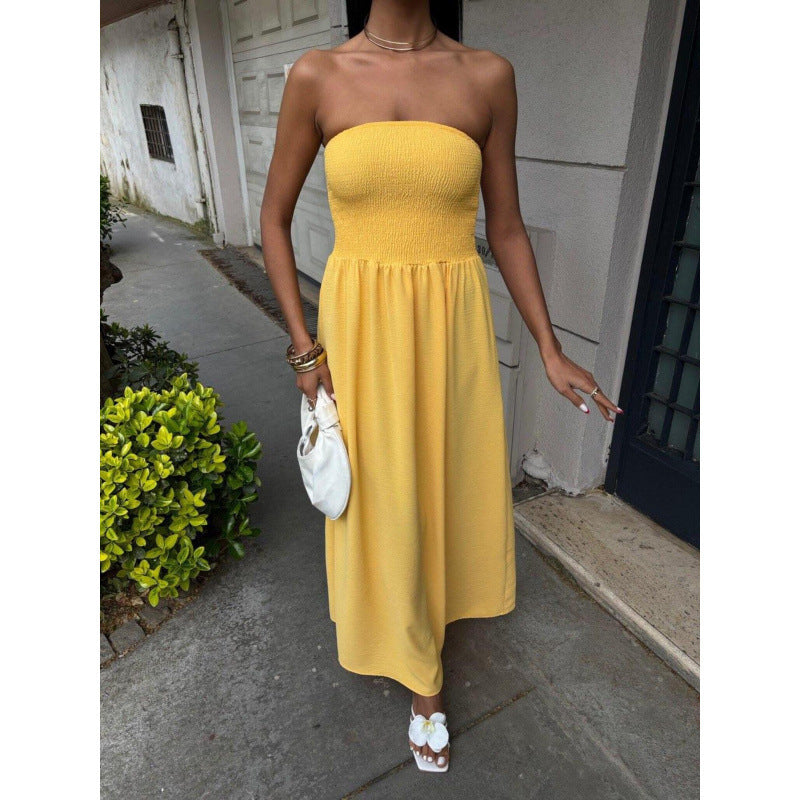 Lune London Strapless Maxi Dress