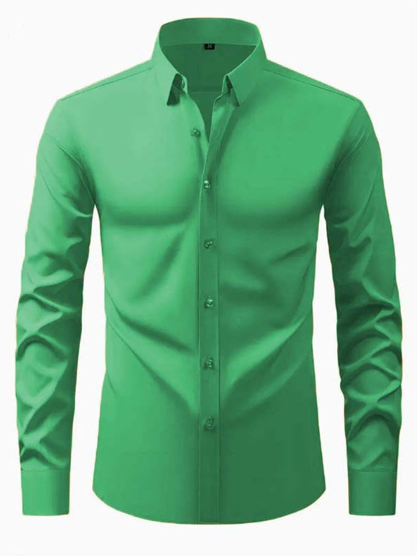 Men's Long-Sleeve Shirt with Innovative Cut and Modern Design Lune London