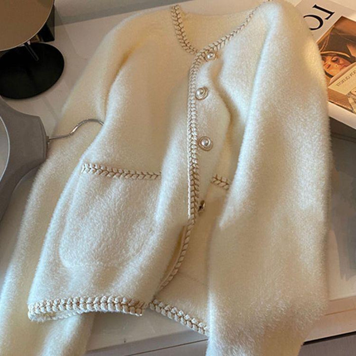 Cardigan Élégant pour Femmes avec Ornements en Perles Chic & Stil