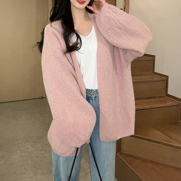 Cardigan en tricot surdimensionné pour femmes avec une coupe décontractée Chic & Stil