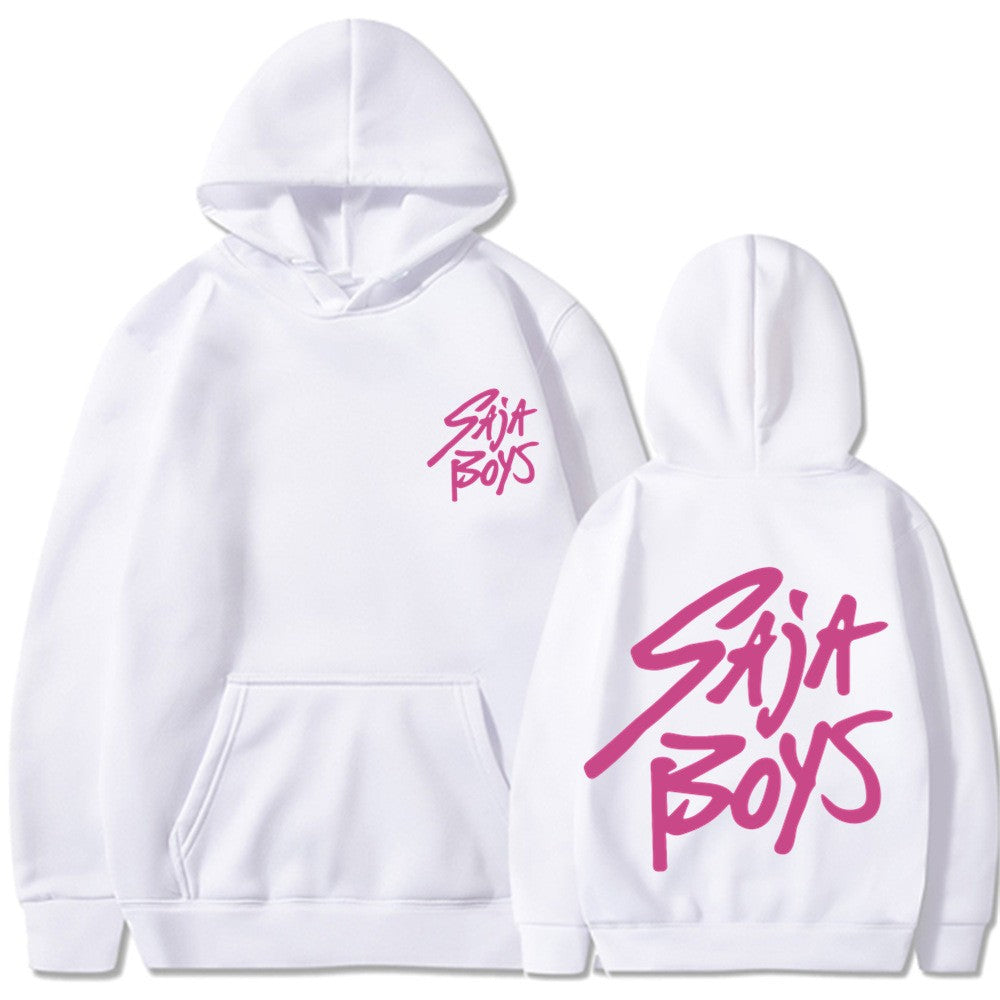 Women's hoodie with distinctive lettering and kangaroo pocket Chic & Stil