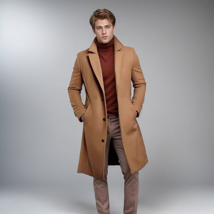 Men's Elegant Wool Coat Lune London