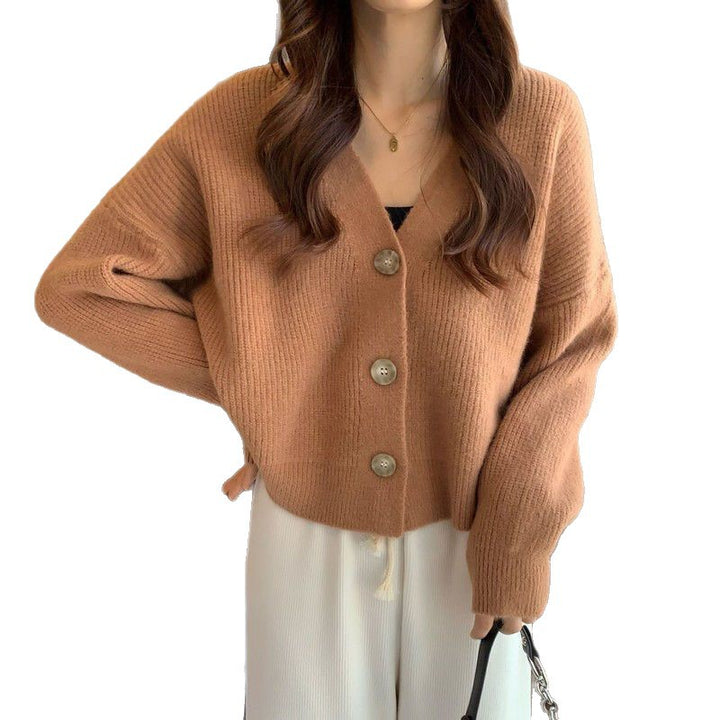 Cardigan confortable pour femmes avec décolleté en V Chic & Stil