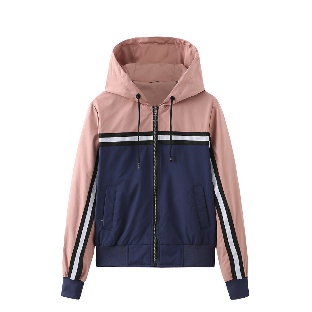 Women's sports jacket with modern stripe elements Lune London