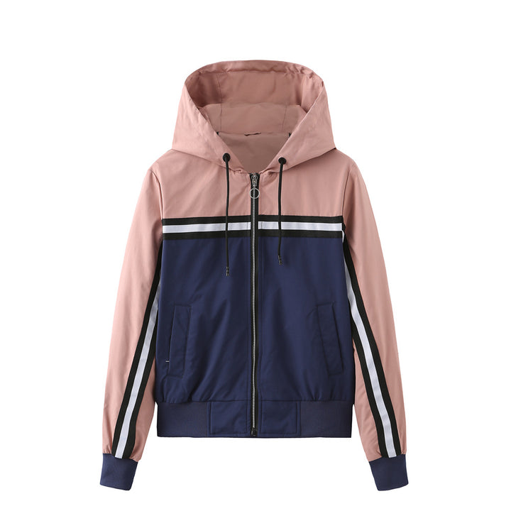 Women's sports jacket with modern stripe elements Lune London