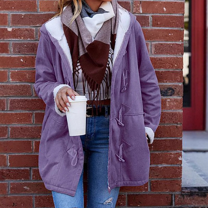 Veste extérieure confortable et stylée pour dames avec doublure en polaire et cordon de serrage réglable Chic & Stil