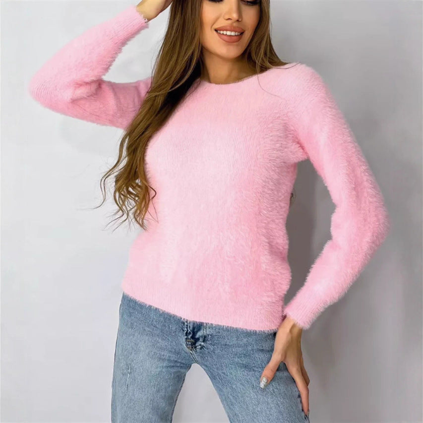 Women Fluffy Fashionable Sweater Lune London