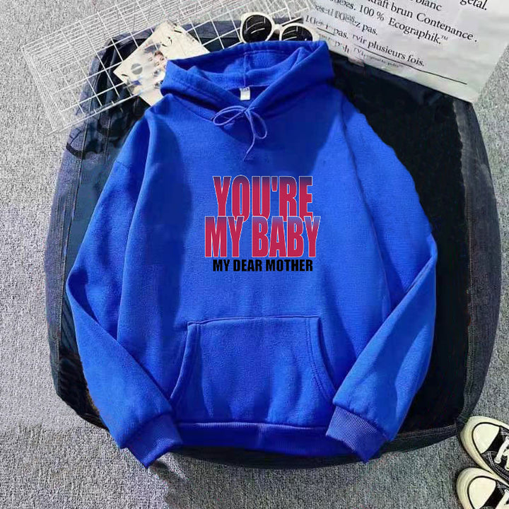 Women's hoodie with humorous lettering Chic & Stil