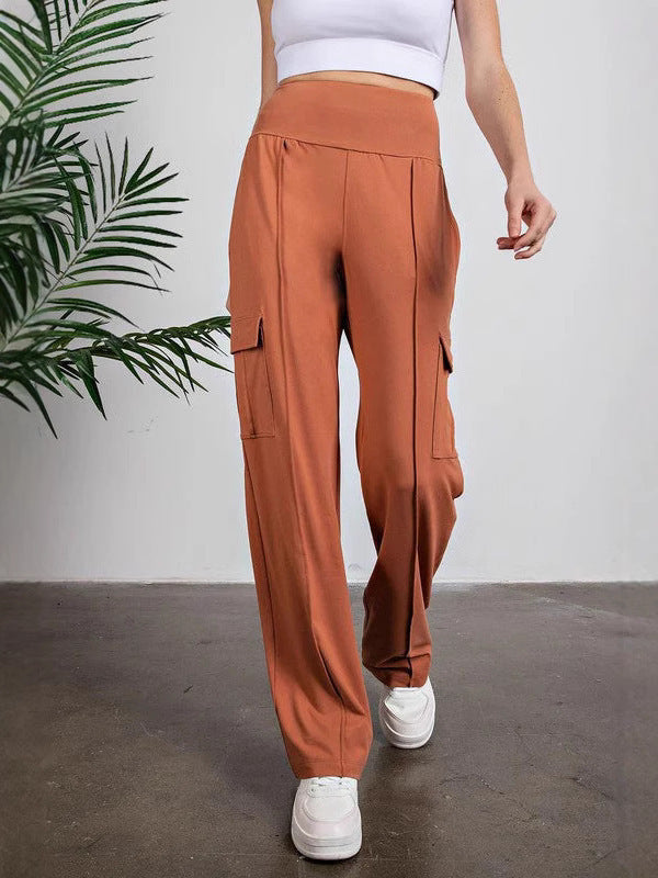 High waist cargo pants for women with convenient pockets Lune London