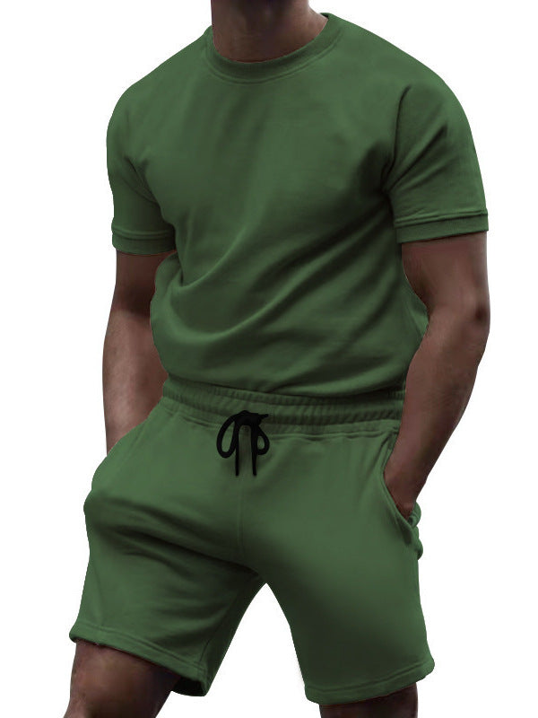 Casual sports set for men with high-quality crew neck and elastic waist Lune London