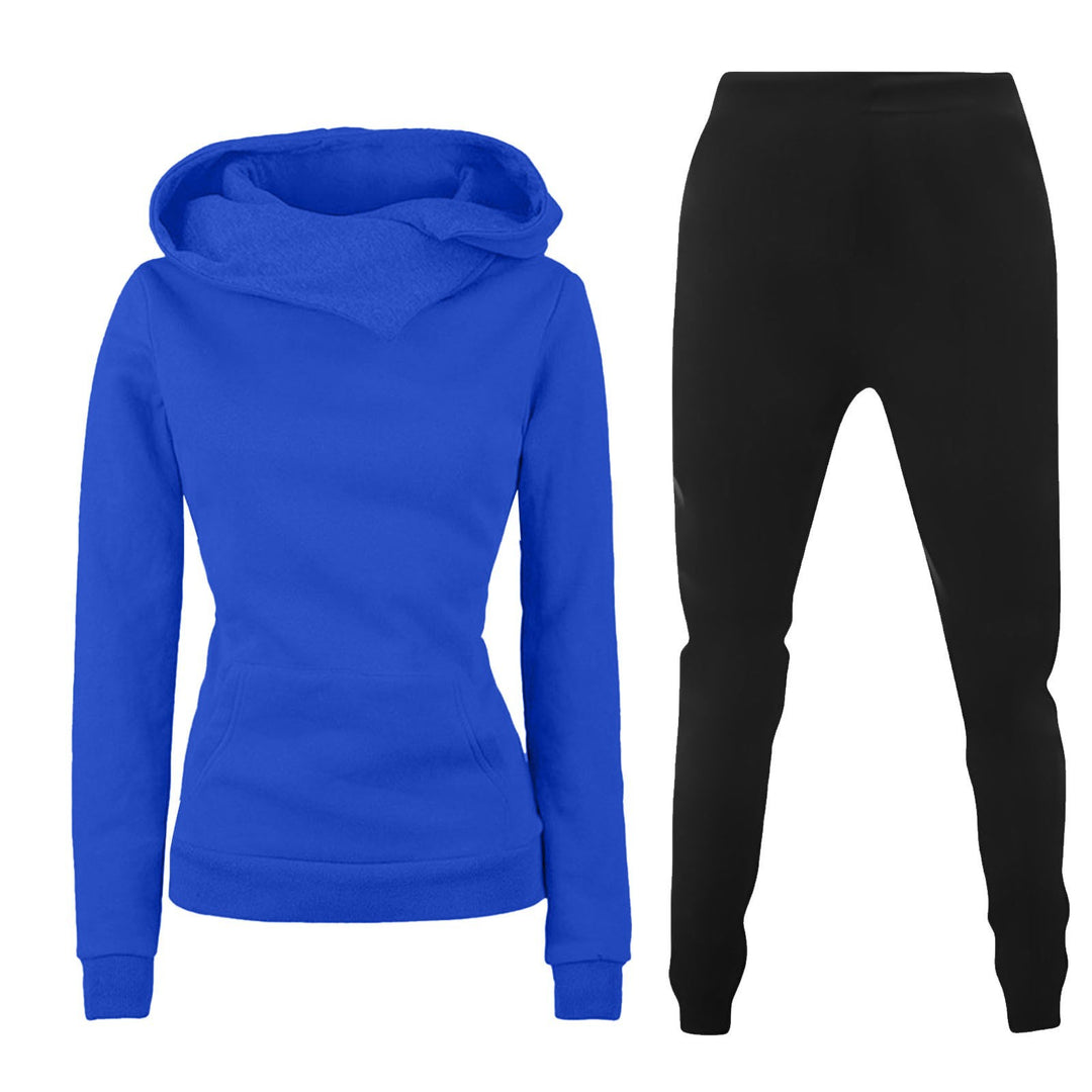Ladies hoodie and chic style sports jumpsuit