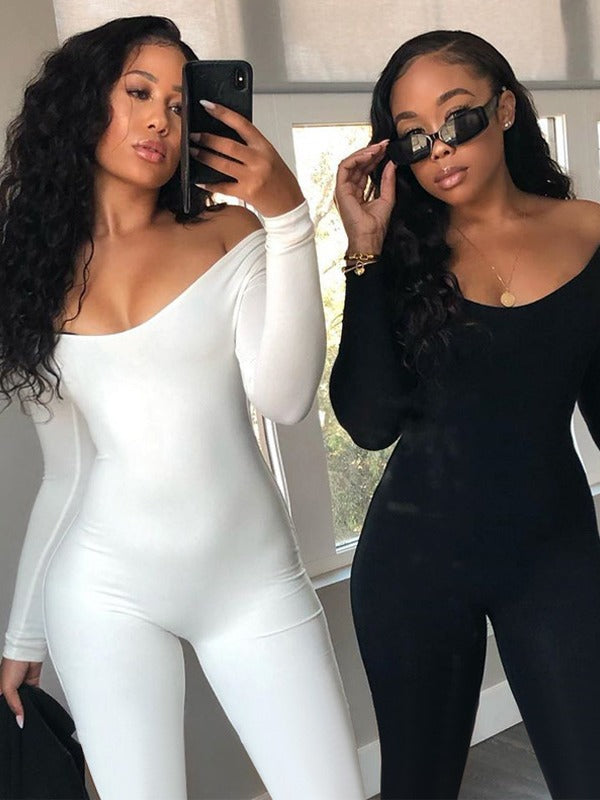 Women Elegant Long Sleeve Bodysuit Lune London