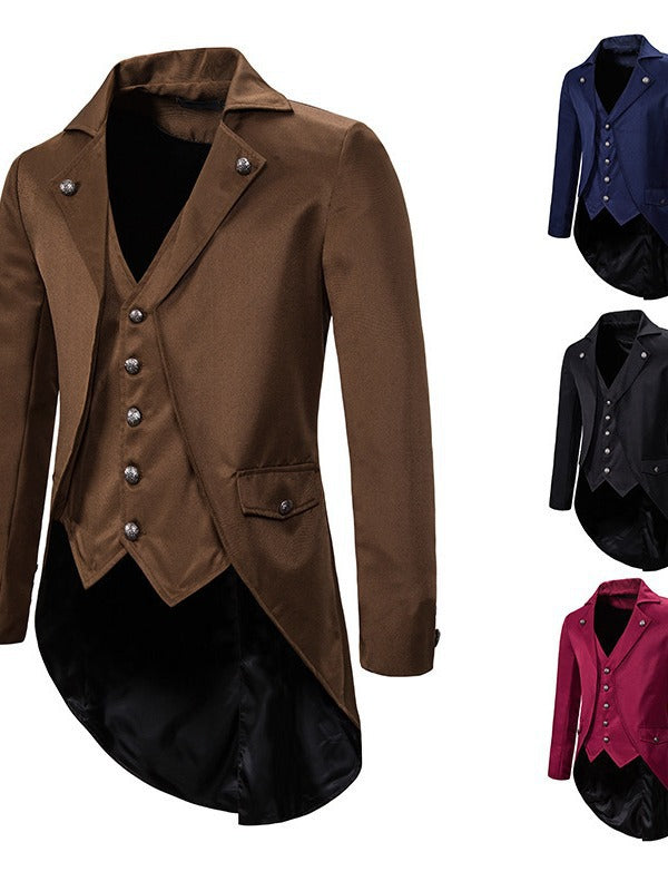 Elegant coat for men with asymmetrical cut and refined details Lune London