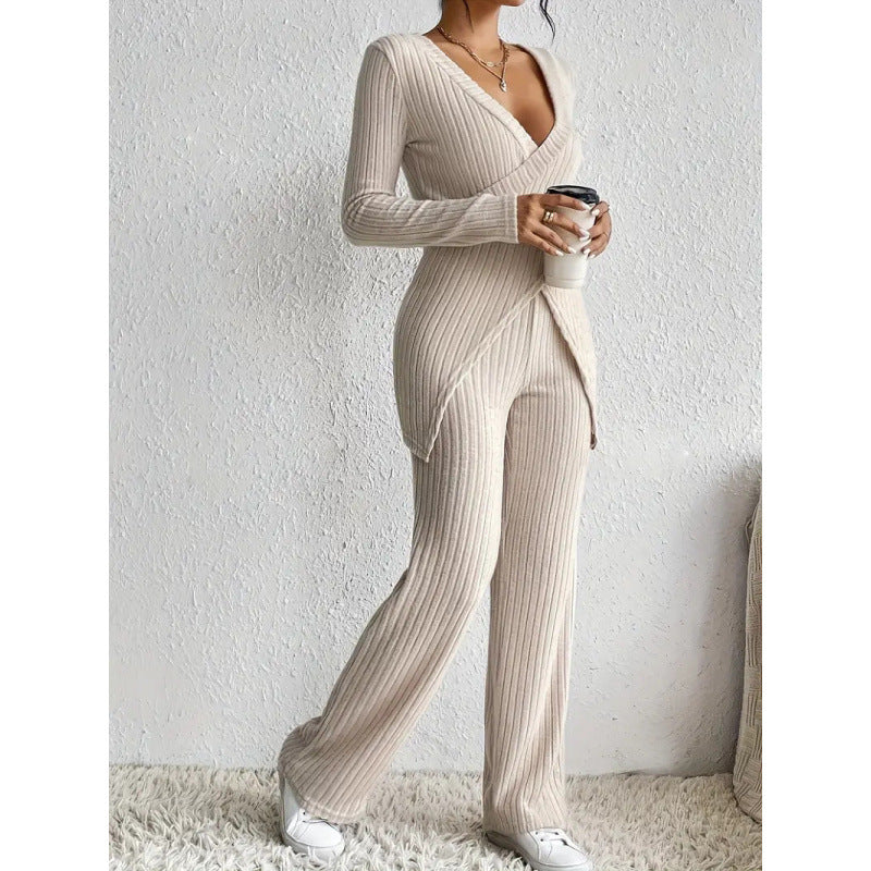 Ladies elegant casual knit set Lune London