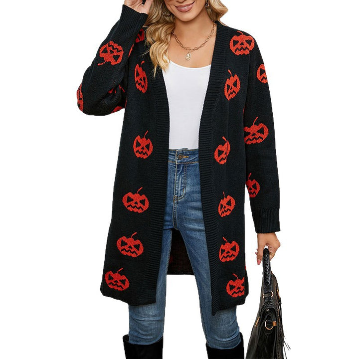 Cardigan pour femmes avec motif d'Halloween Chic & Stil