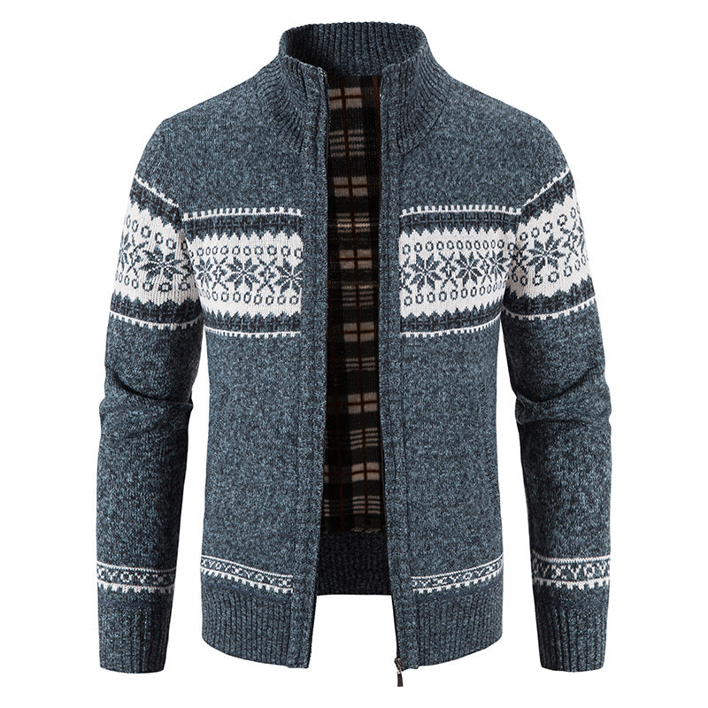 Men's knitted jacket with innovative design Lune London