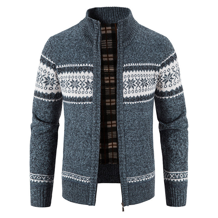 Men's knitted jacket with innovative design Lune London