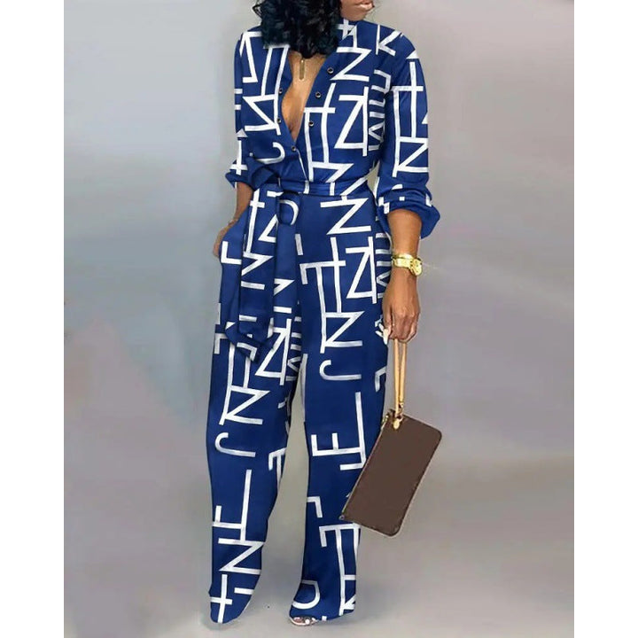 Women's Denim Jumpsuit with Fashionable Patchwork Design and Practical Pockets Lune London