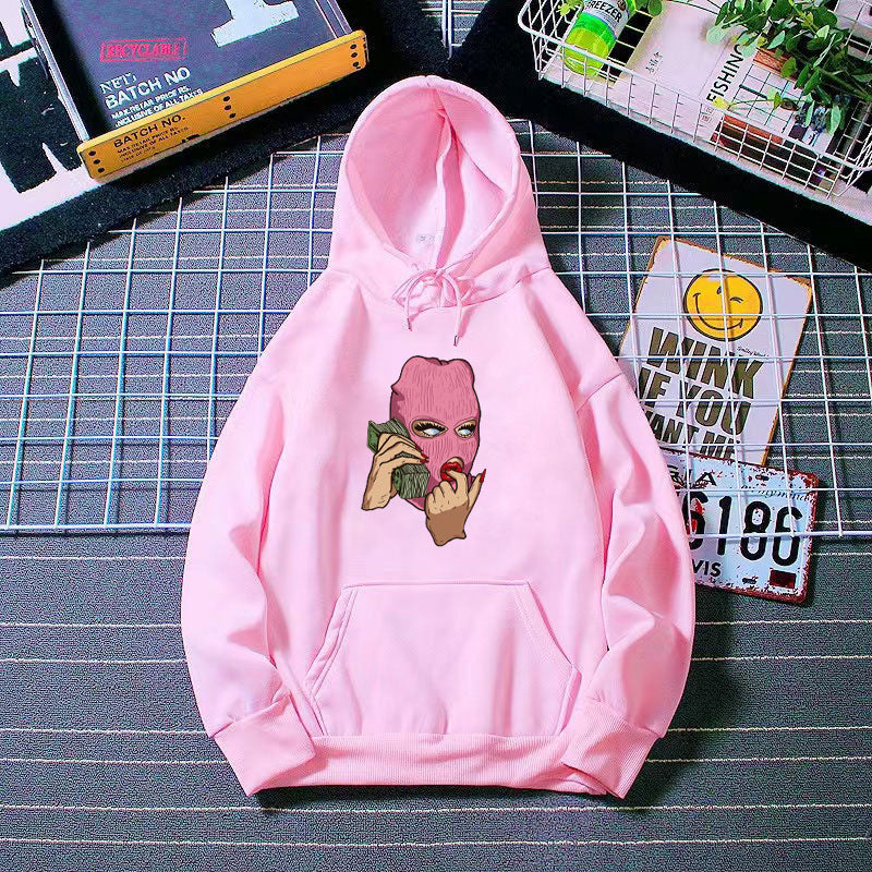 Ladies hoodie with artistic graphic design Chic & Stil