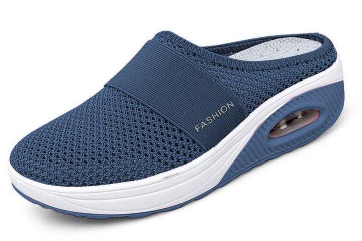 Ladies Comfortable Wellness Sandals with Air Mesh Surface and Cushioning Sole Lune London