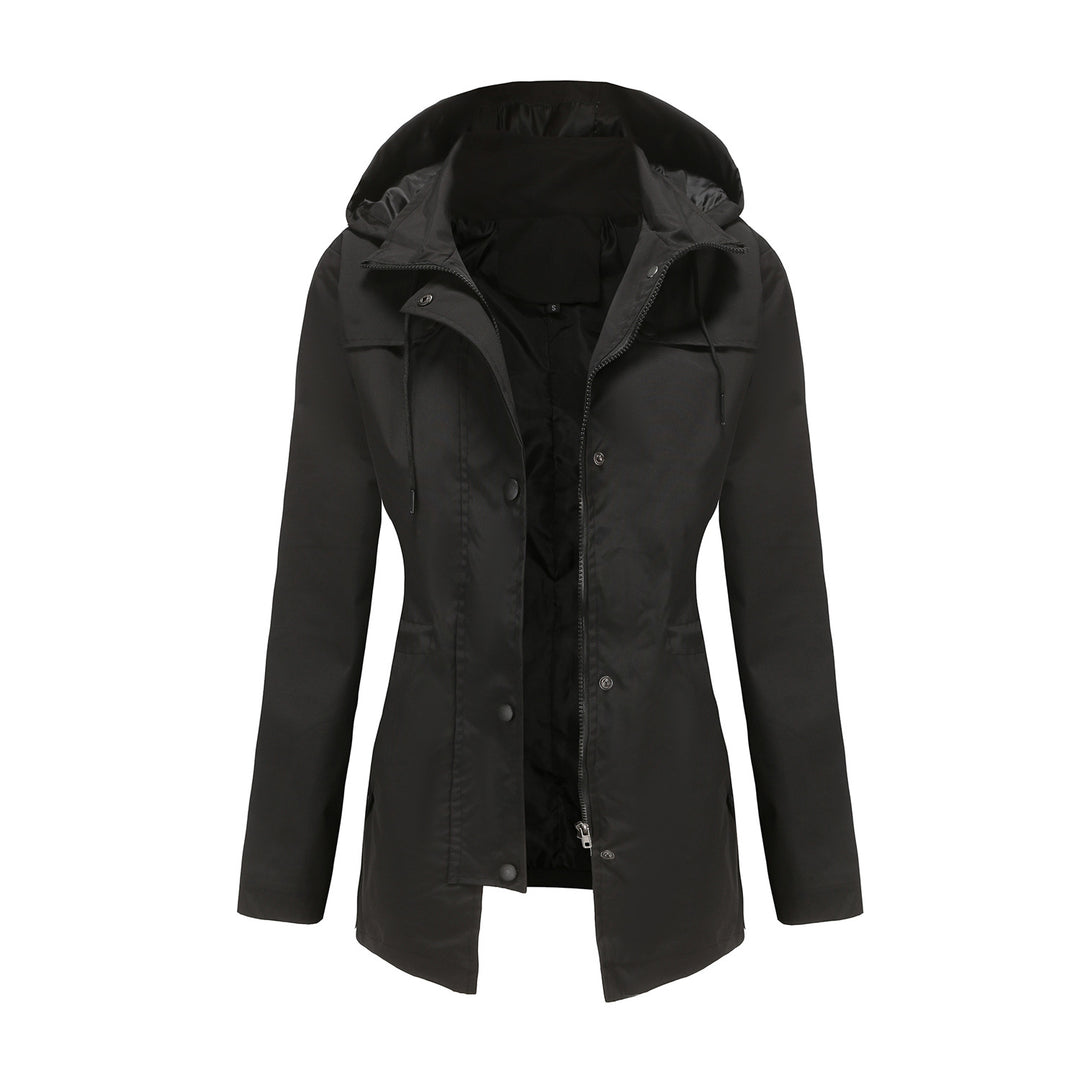 Waterproof leisure jacket for women with adjustable hood Lune London