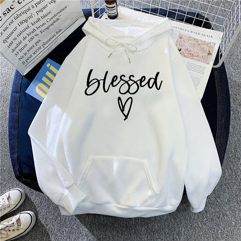 Women's comfortable hoodie with inspiring print Chic & Stil