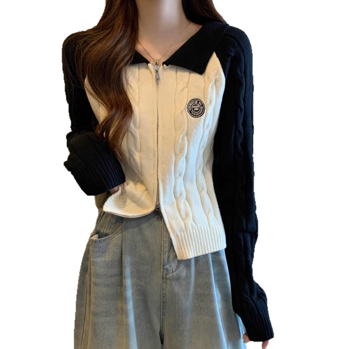 Femmes Cardigan Zippé Stylé Chic & Stil