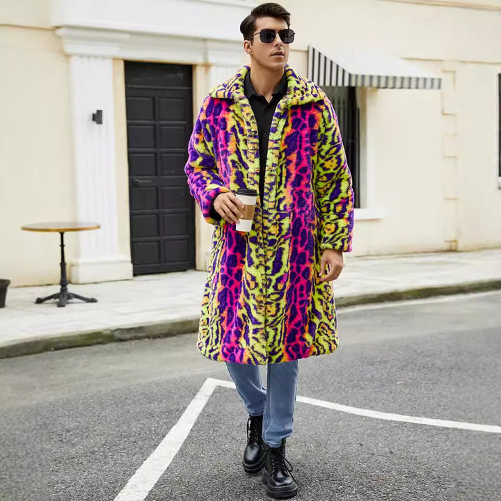 Lune London faux fur coat for men