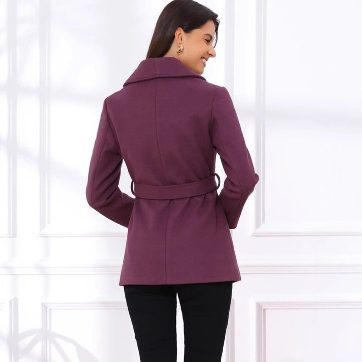 Fashionable women's blazer with belt and Lune London lapels