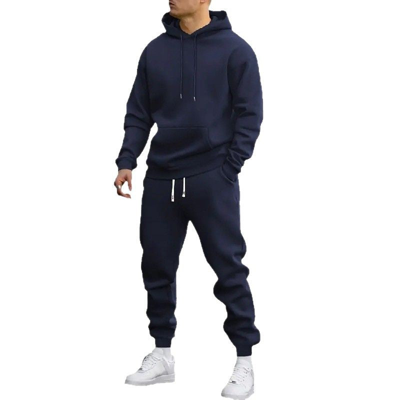 Men's Hooded Sports Tracksuit with Practical Pockets Lune London