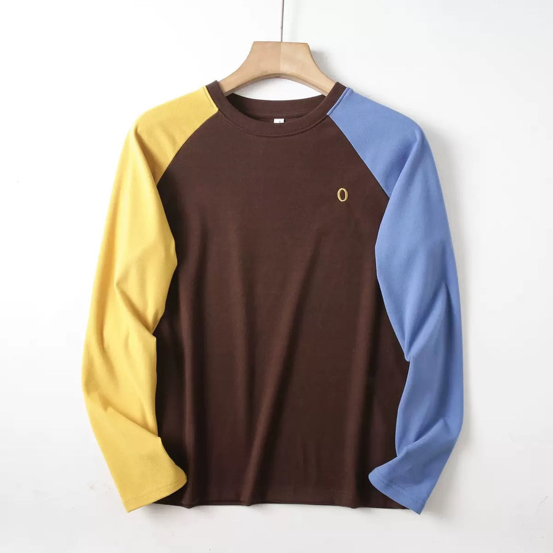 Chemisier à manches longues à la mode pour femmes avec un design de couleur unique Chic & Stil