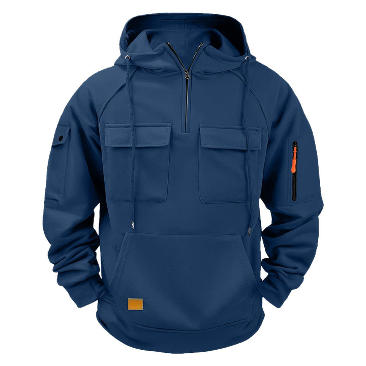 Men's hoodie with practical pockets and chic sporty design
