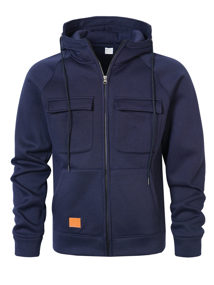 Men's hooded jacket with practical pockets and stylish design Lune London
