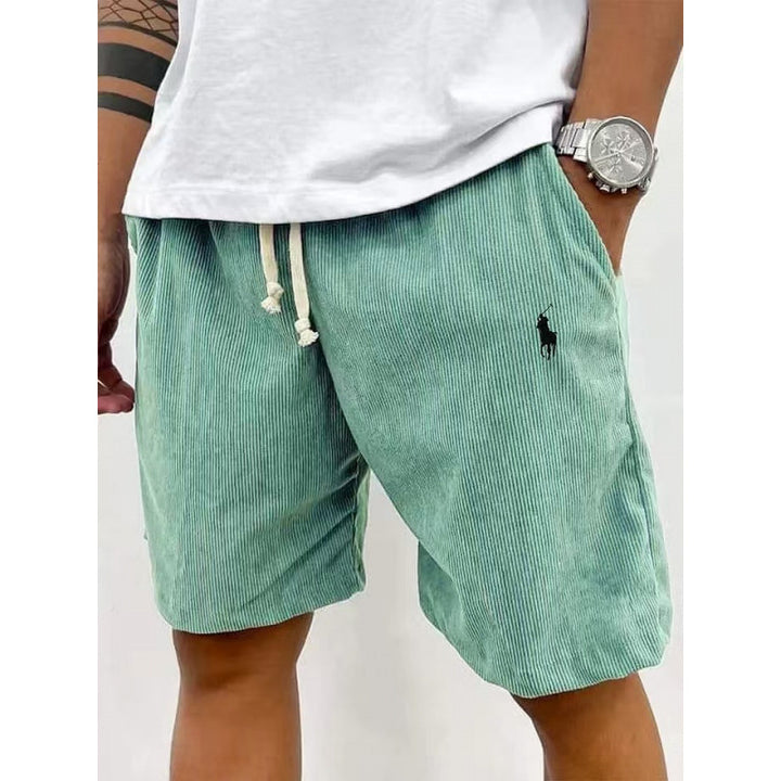 Men's casual pants made of soft cotton blend with elastic waistband Lune London