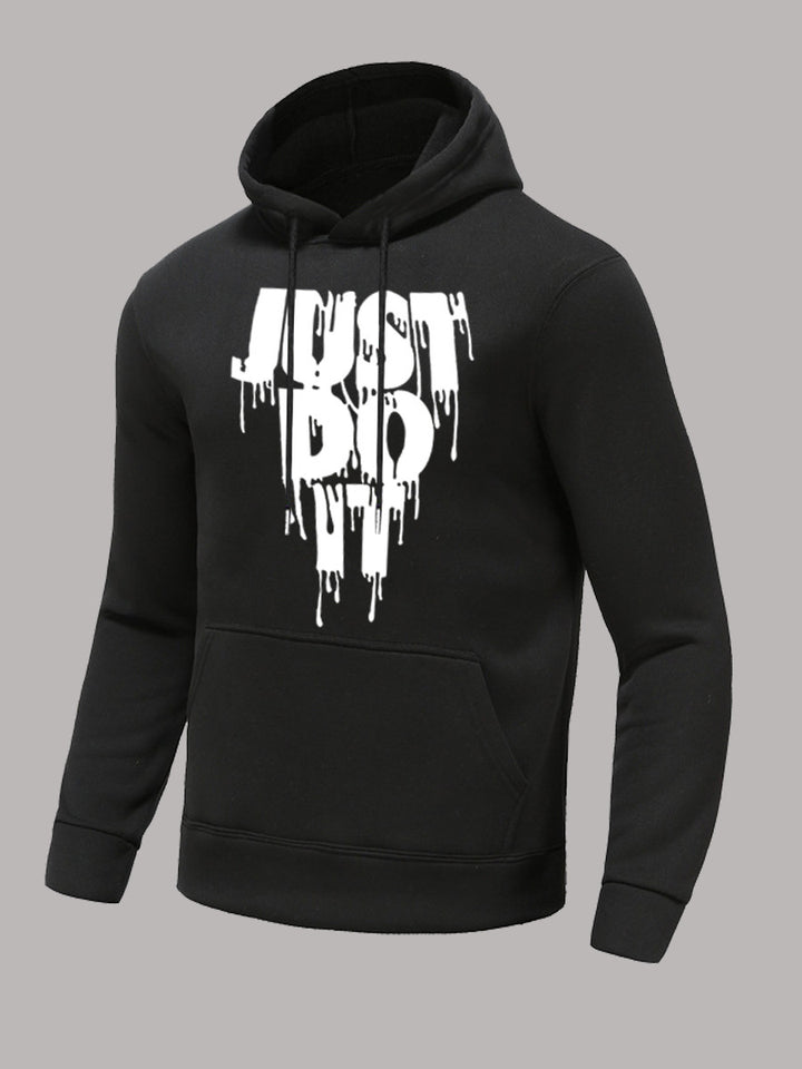 Hooded sweatshirt for women with creative graffiti print Lune London