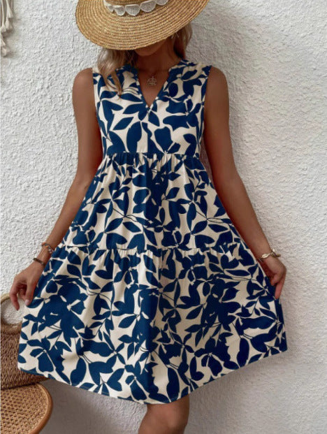 A-line layered flare dress for women Lune London