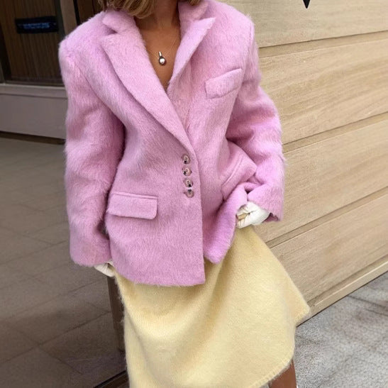 Ladies Fashion Oversized Jacket with Luxurious Lining Lune London