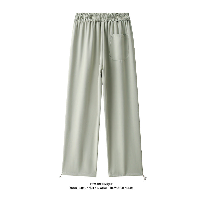 Loose leisure pants for women with elastic waist and adjustable drawstring Lune London