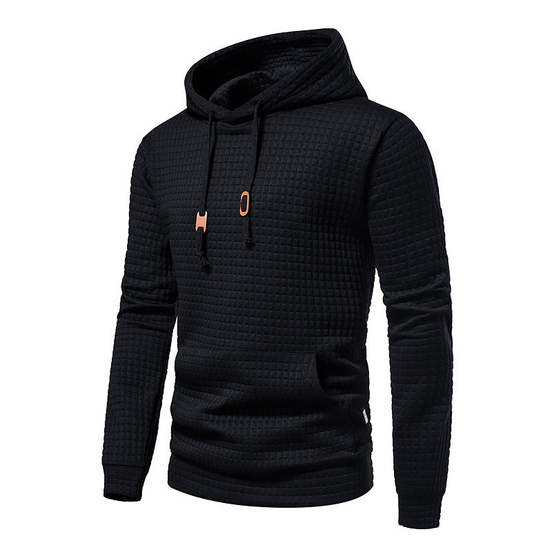 Men's trendy hoodie with textured surface Lune London