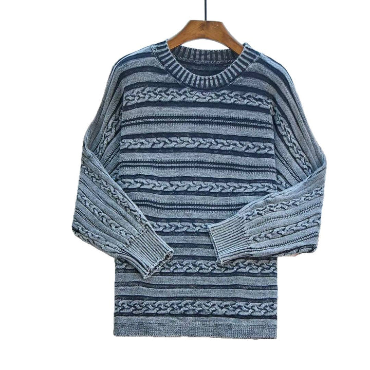 Pull en tricot pour femmes avec design en câble structuré et coupe moderne Chic & Stil