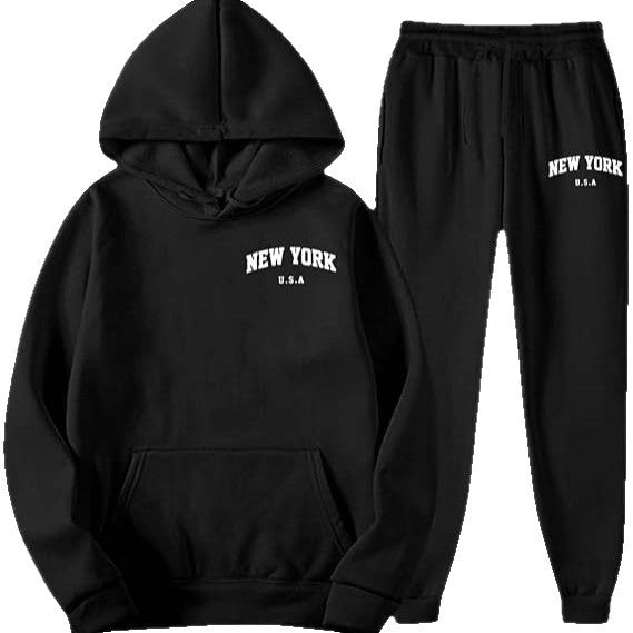 Women's Hooded Sweat Suit with high-quality material and modern lettering Chic & Stil