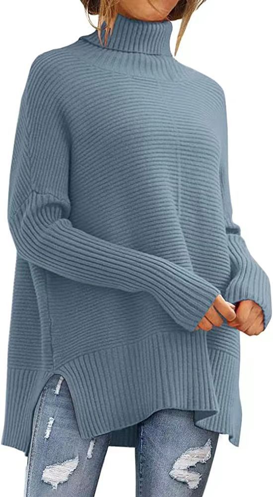 Ladies Comfortable Turtleneck Sweater Lune London