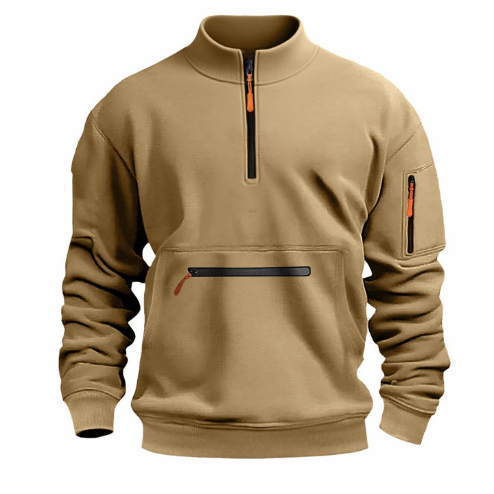 Men's functional sweatshirt with zipper Lune London
